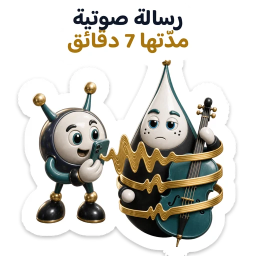 رسالة صوتية مدّتها 7 دقائق