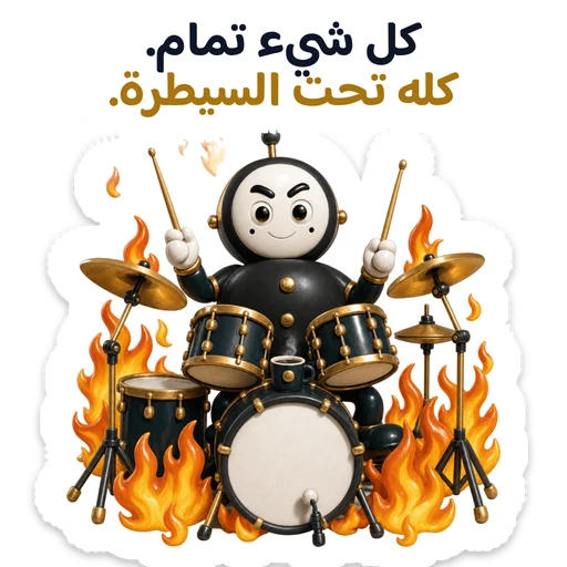 كل شيء تمام. كله تحت السيطرة.