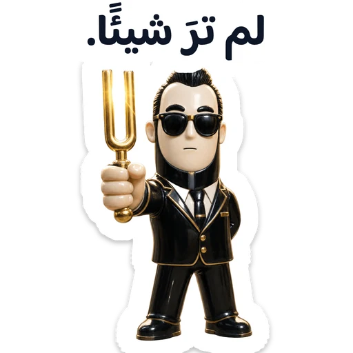 لم ترَ شيئًا.