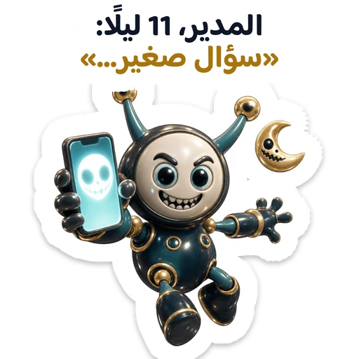 المدير، 11 ليلًا: «سؤال صغير…»