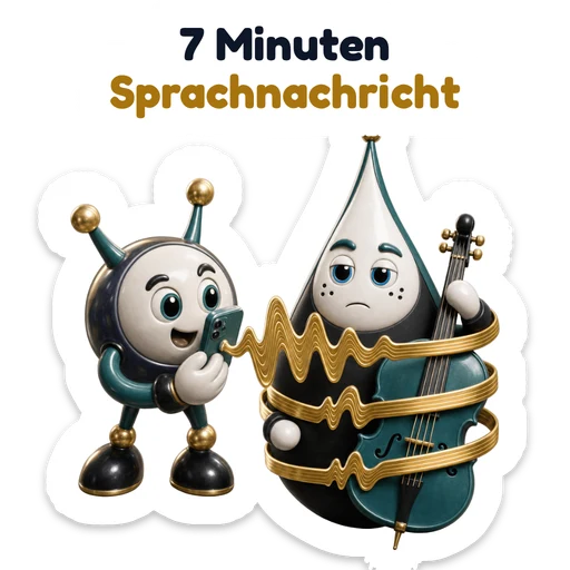 7 Minuten Sprachnachricht
