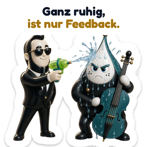 Ganz ruhig, ist nur Feedback.