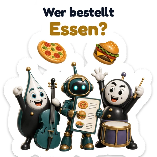 Wer bestellt Essen?