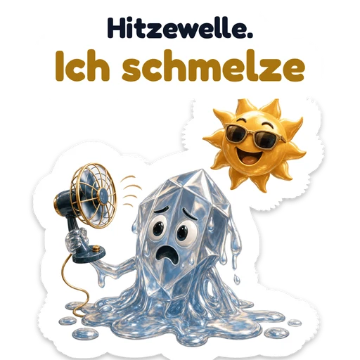 Hitzewelle. Ich schmelze