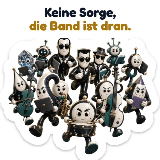 Keine Sorge, die Band ist dran.