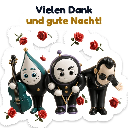 Vielen Dank und gute Nacht!