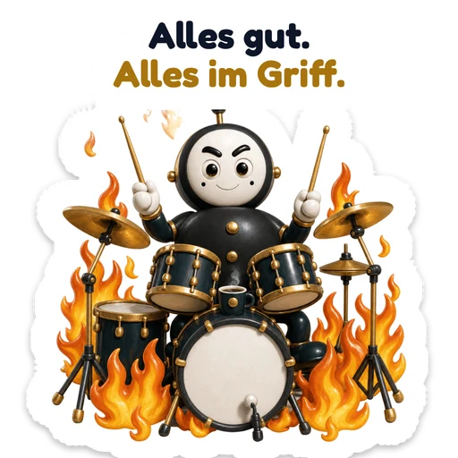 Alles gut. Alles im Griff.