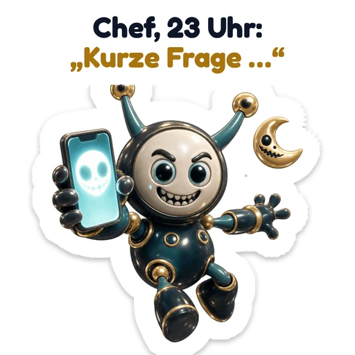 Chef, 23 Uhr: „Kurze Frage …“