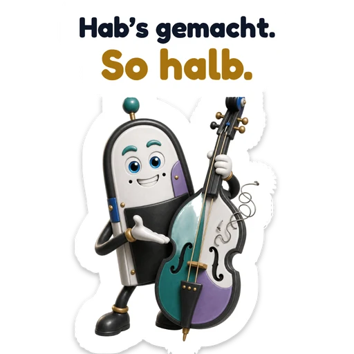 Hab’s gemacht. So halb.