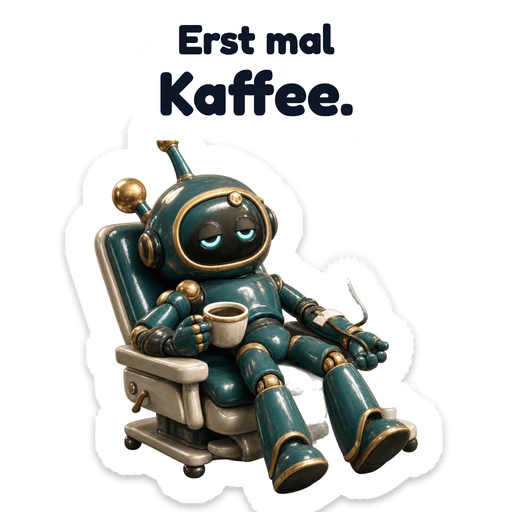 Erst mal Kaffee.