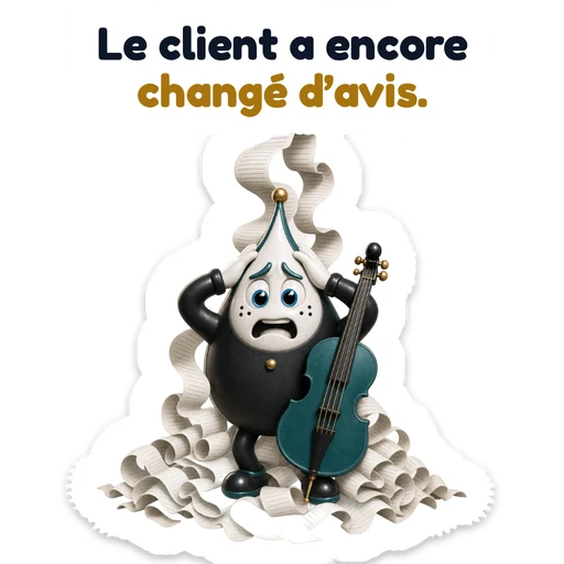 Le client a encore changé d’avis.