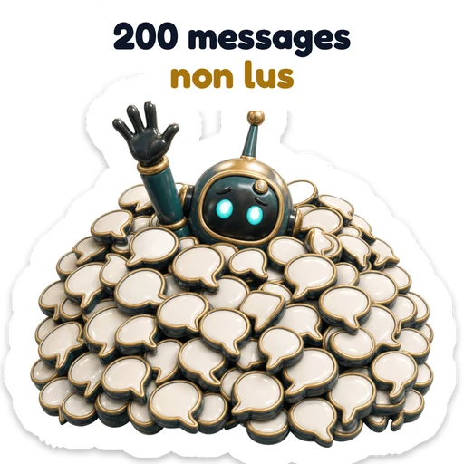200 messages non lus