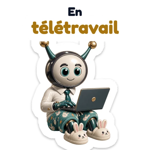 En télétravail