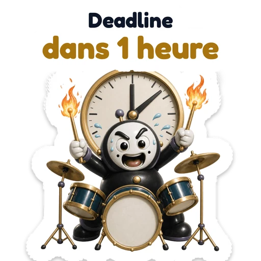 Deadline dans 1 heure
