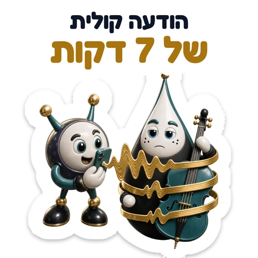 הודעה קולית של 7 דקות