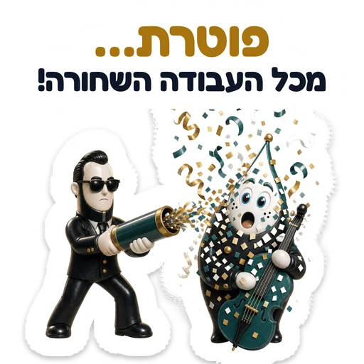 פוטרת… מכל העבודה השחורה!