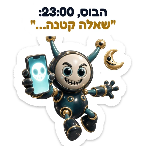 הבוס, 23:00: "שאלה קטנה…"