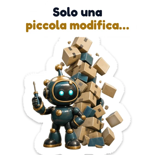 Solo una piccola modifica…