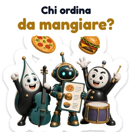 Chi ordina da mangiare?