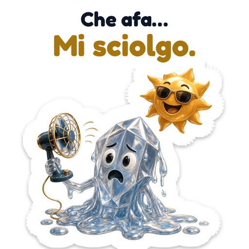 Che afa… Mi sciolgo.