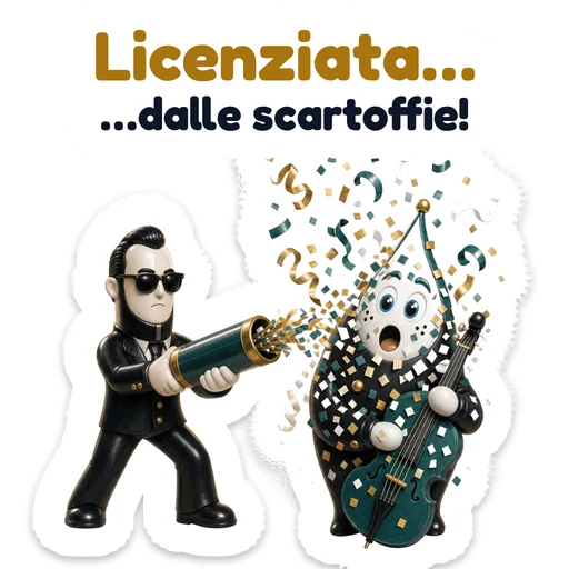 Licenziata… …dalle scartoffie!