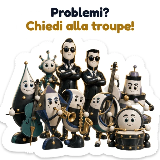 Problemi? Chiedi alla troupe!
