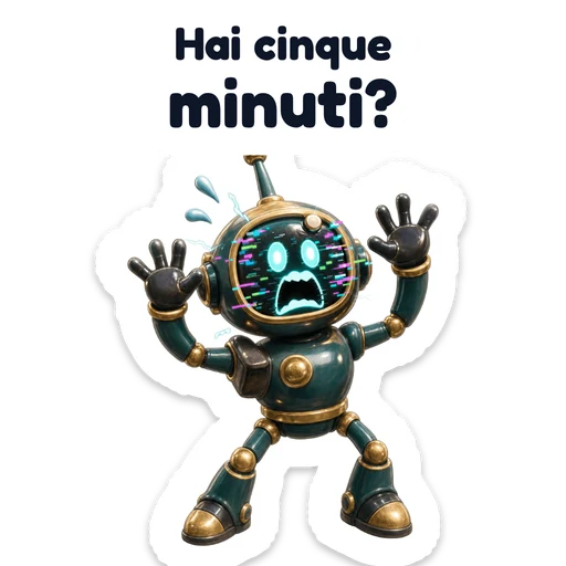 Hai cinque minuti?