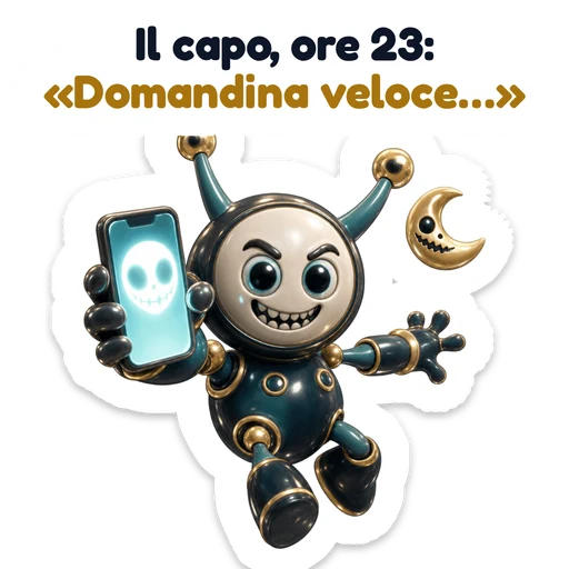 Il capo, ore 23: «Domandina veloce…»