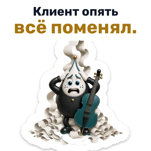 Клиент опять всё поменял.