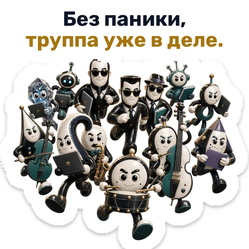 Без паники, труппа уже в деле.