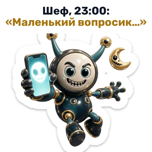 Шеф, 23:00: «Маленький вопросик…»